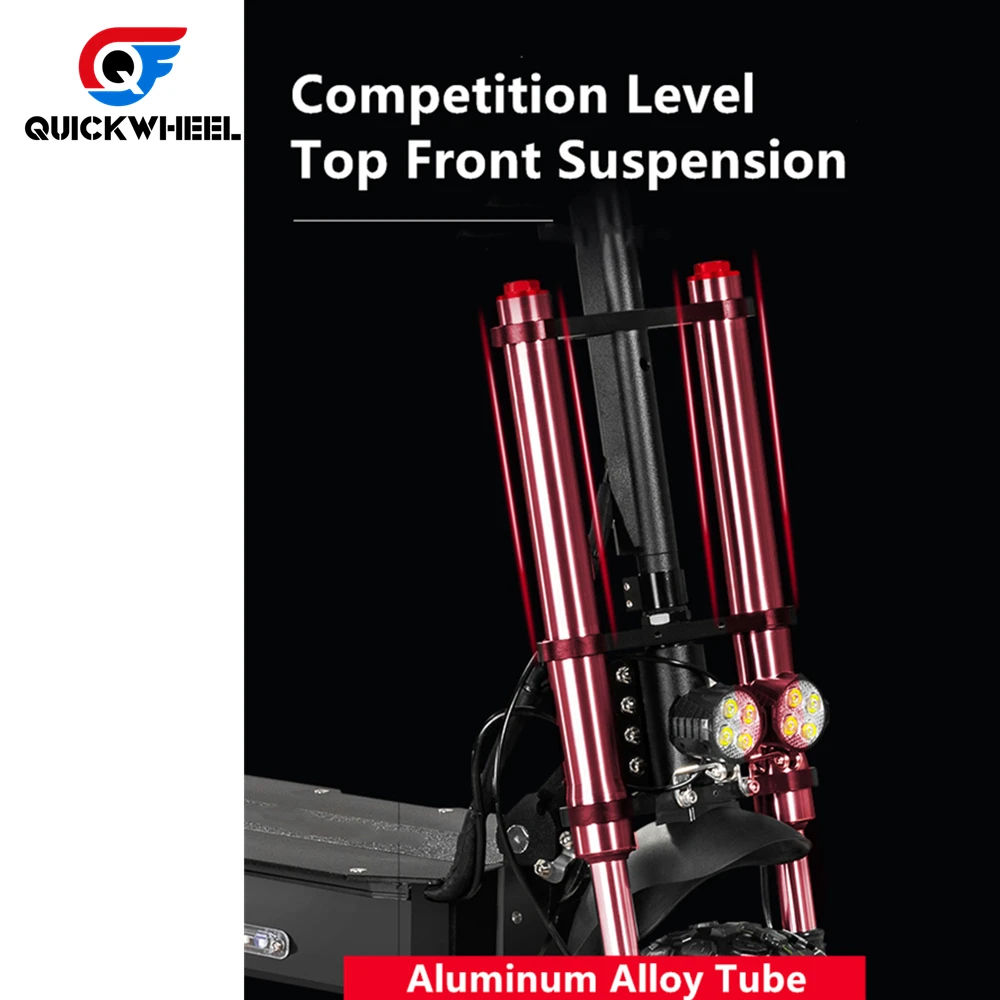 Aluminum 5400W 11 Inch 200Kg Load Kids Folding Electric Scooter For Adult