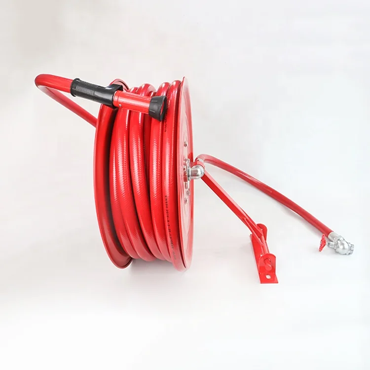 
Manufacturer customized fighting equipment steel / pvc swing type fire hose reel cabinet price 