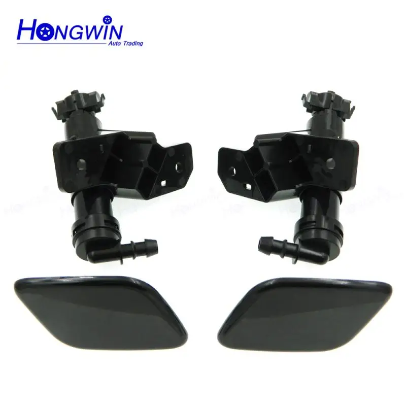 Headlight Water Spray Nozzle 98671-C5000&98672-C5000 +Cover 98682-C5000&98681-C5000 For KIA Sorento 2015 2016 2017