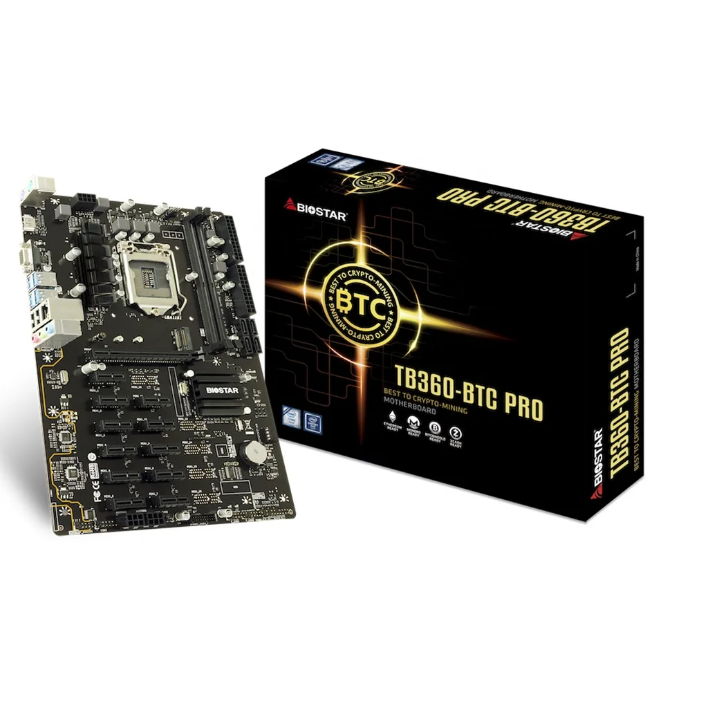  Материнская плата для майнинга TB360 BTC PRO 12 PCIE