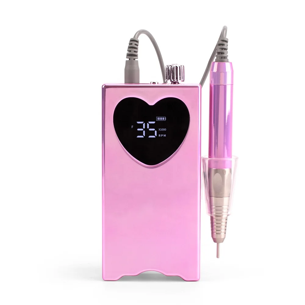 Classic Variable Speed Control Polished Surface Rechargeable Electric Nail Drill