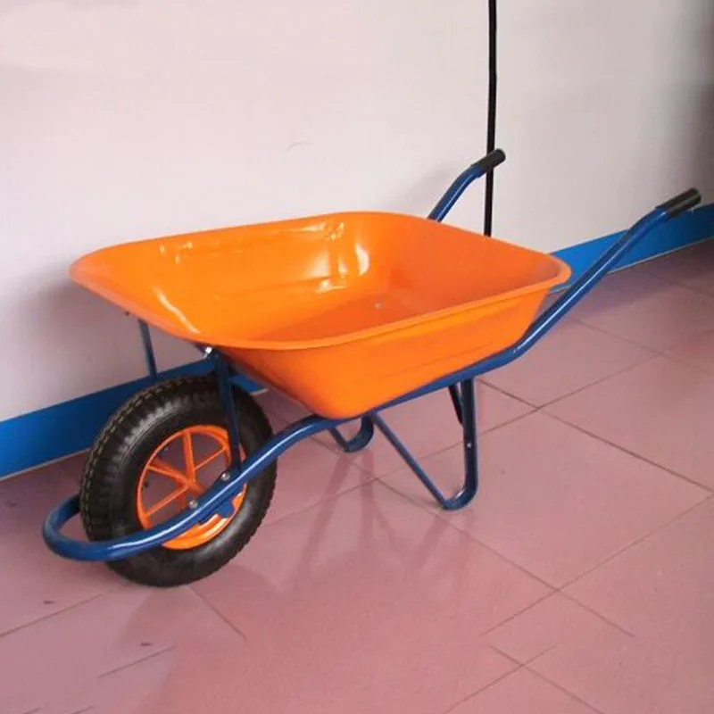 Wholesale Modern Manual Tools Single Wheeled Handcart Garden Metal Wheelbarrow