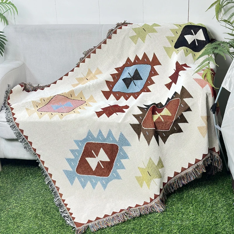 Home goods Bohemian tapestry blanket outdoor camping blanket custom picnic rug