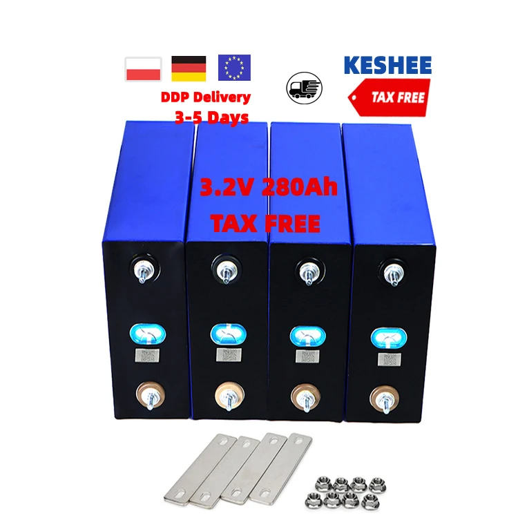 KESHEE Energy System Grade A Ev Brand Batterie Agli Ioni Di Litio 280Ah 3.2v 90ah/100ah/120ah/304ah/310ah lifepo4 cells