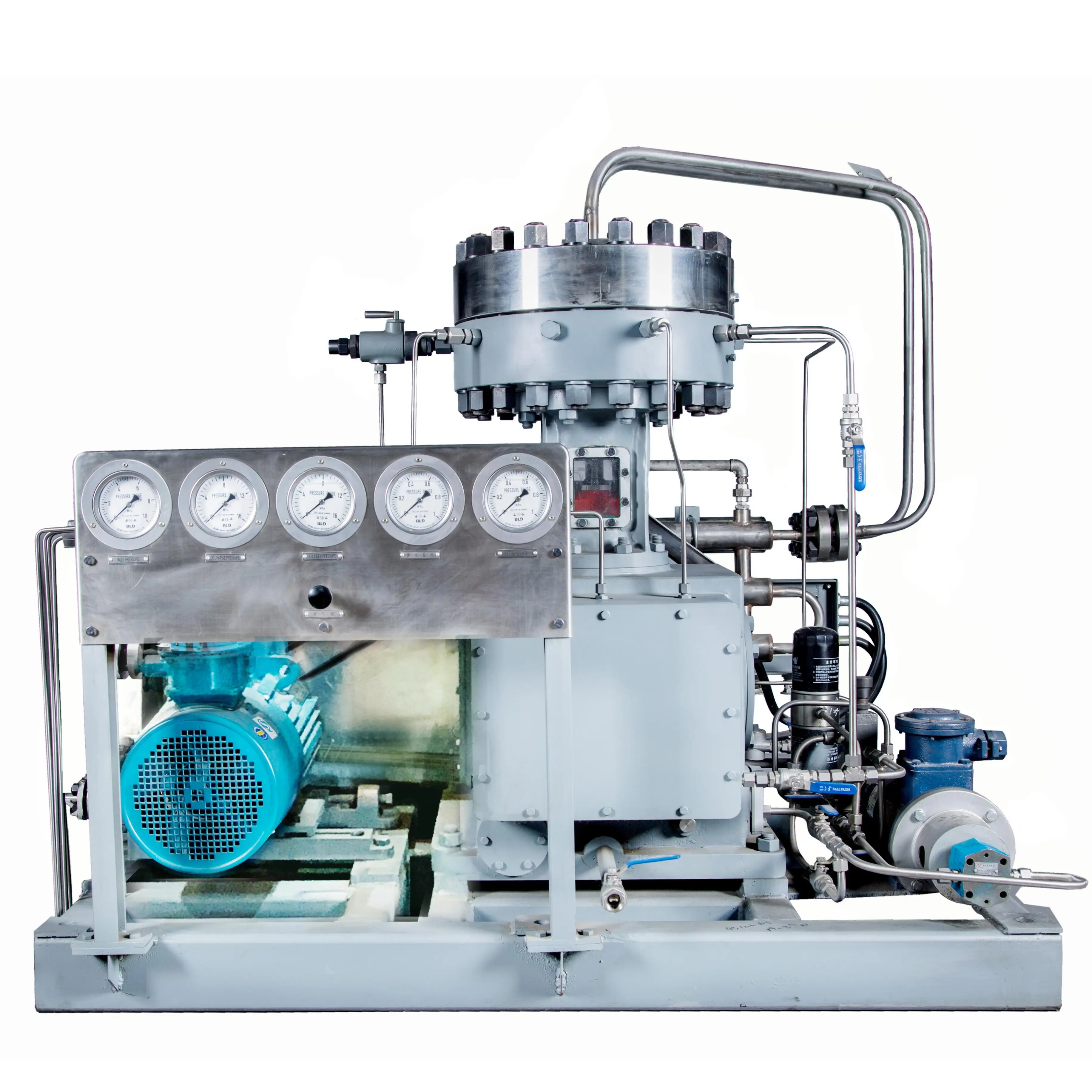 99.999% Pure Hydrogen Filling Stations H2 Compressors for Oil Gas Industry