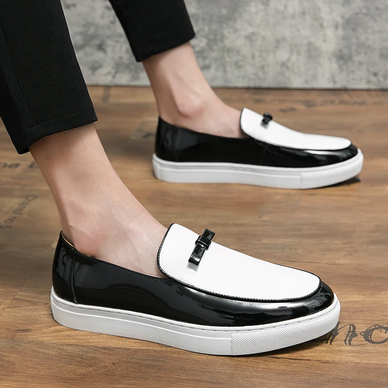 Large Size Leather 2023 formal Shoes Men Fashion Loafers Shoes for Men High Quality Boat Shoes