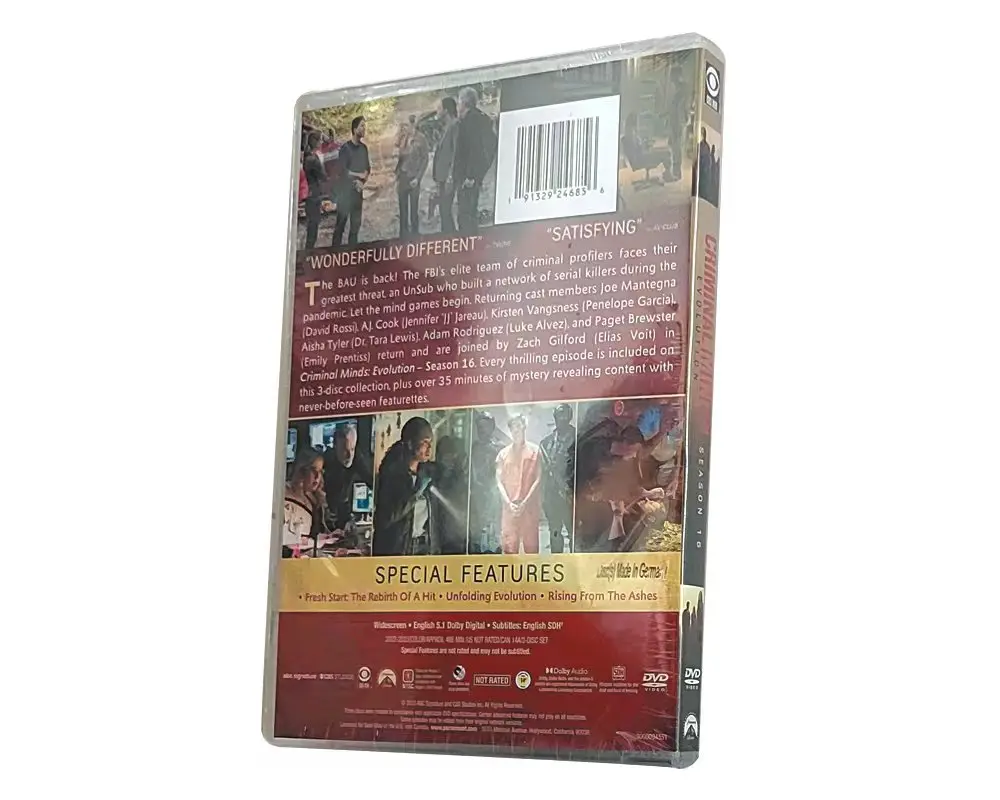 Криминальные умы сезон 16 3 новый выпуск dvd Регион 1 dvd-фильмы высокого качества ebay бестселлер DVD в США/CA/ЕС бесплатная доставка