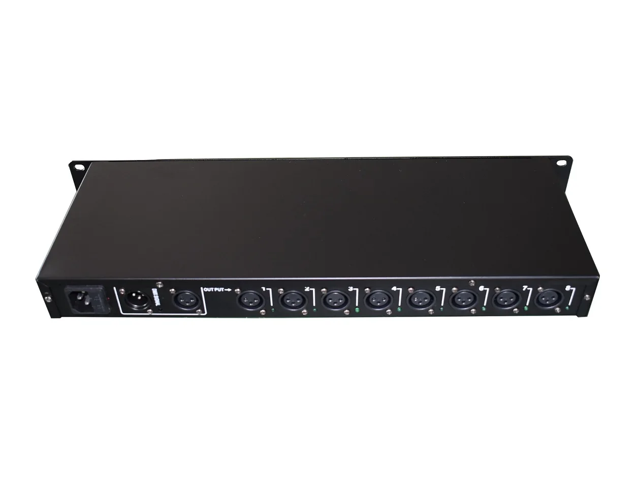 New 8 Channel DMX 512 Splitter Photoelectric Isolation Signal Amplifier