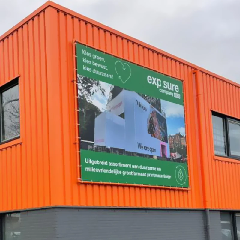 Personalized Mesh Banners with Vibrant Colors and Patterns Ideal for Commercial Exhibitions and Celebrations