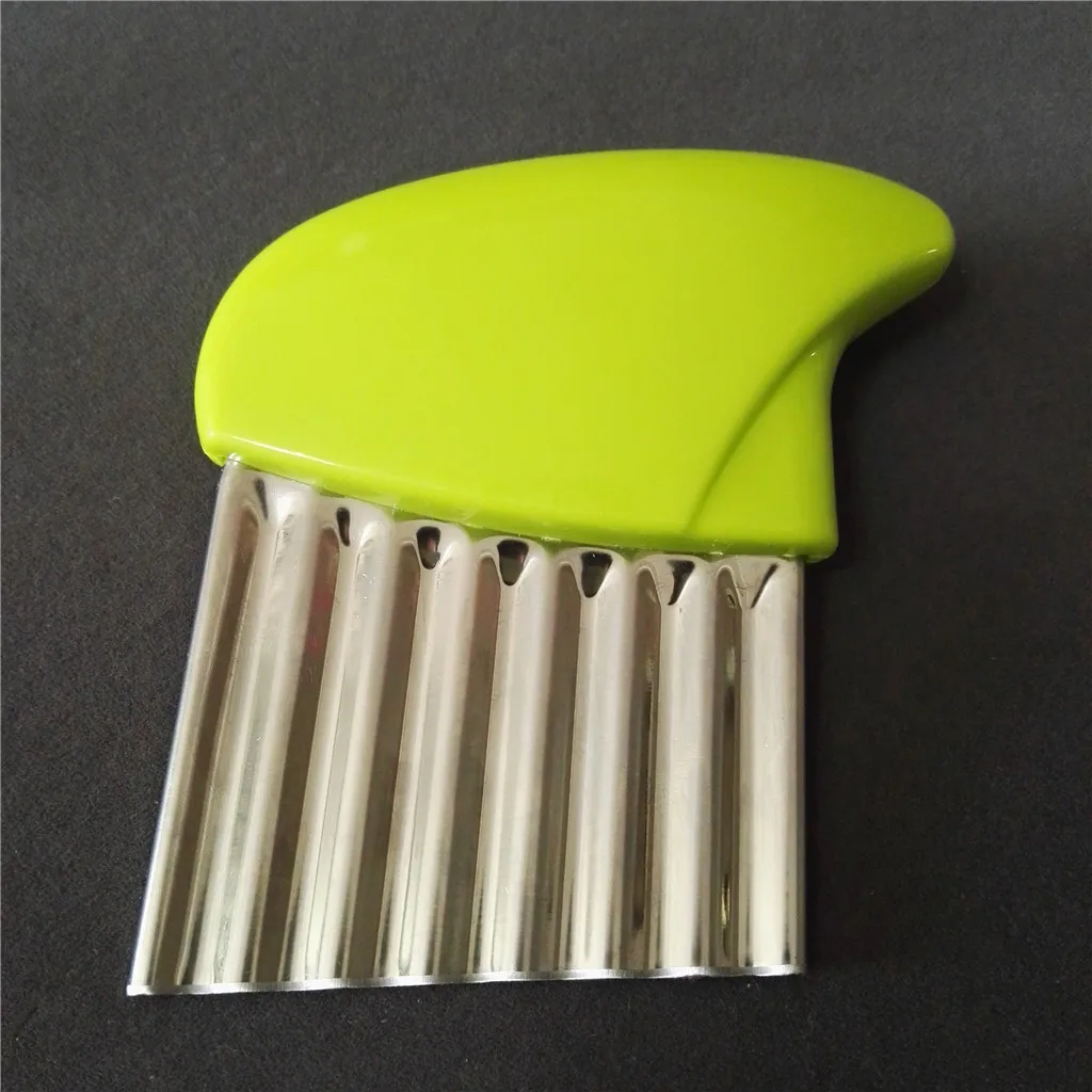 Волнистый резак для картофеля из нержавеющей стали