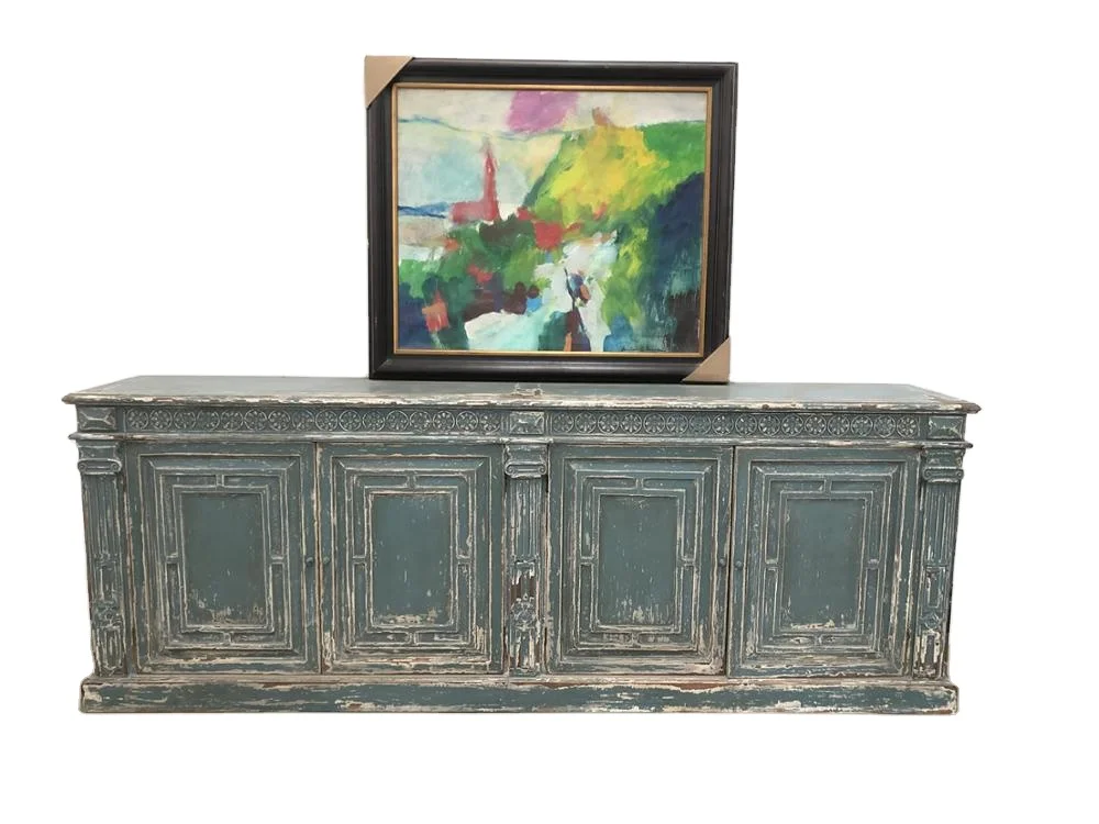 oriental distressed vintage industrial furniture for stores use