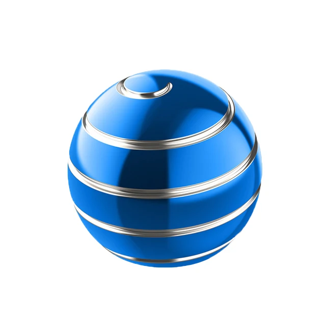 Wholesale 40mm 45mm 55mm Rotation Gyro Ball Transfer Gyro Kinetic Spinning Fidget Spinner Toys for Anxiety
