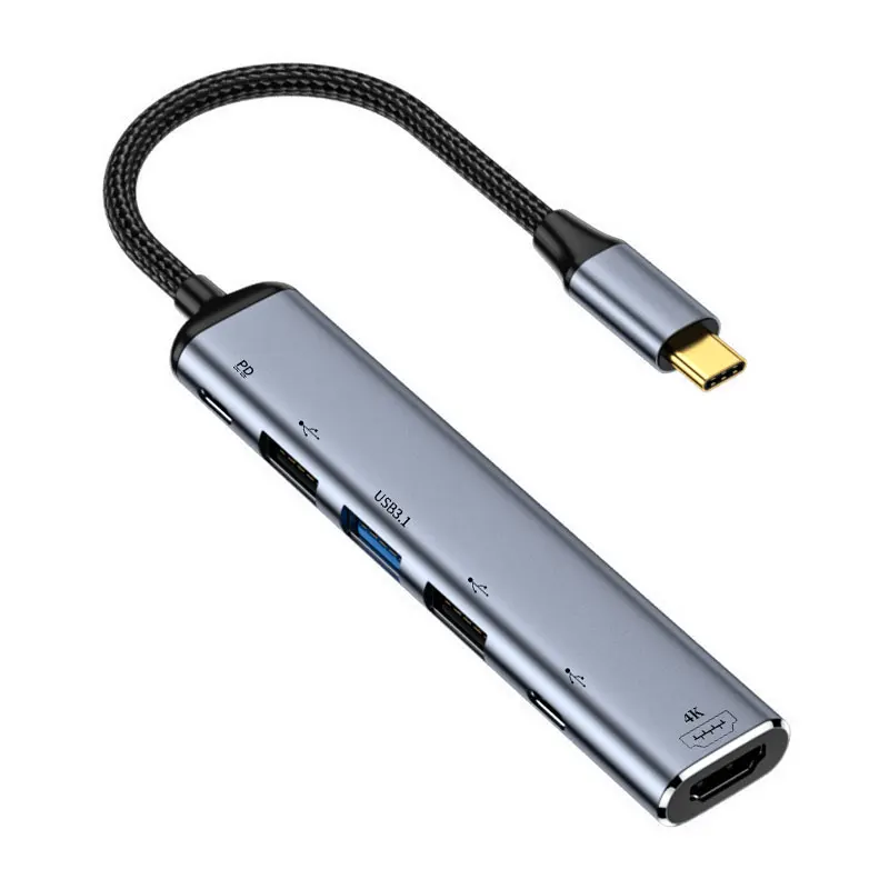 Smart USB C Type Connector Charging Port Type C HUB to Multiple USB 3.1 2.0 Extension HUB Video Trans Splitter Adapter Cable 8cm