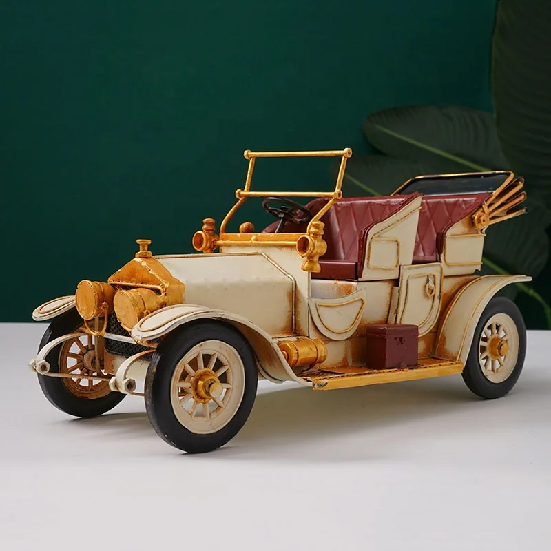 Vintage Retro Metal Crafts High Quality Handmade Car Model For Home And Office Decor Diecast Car Model Toy Vehicles