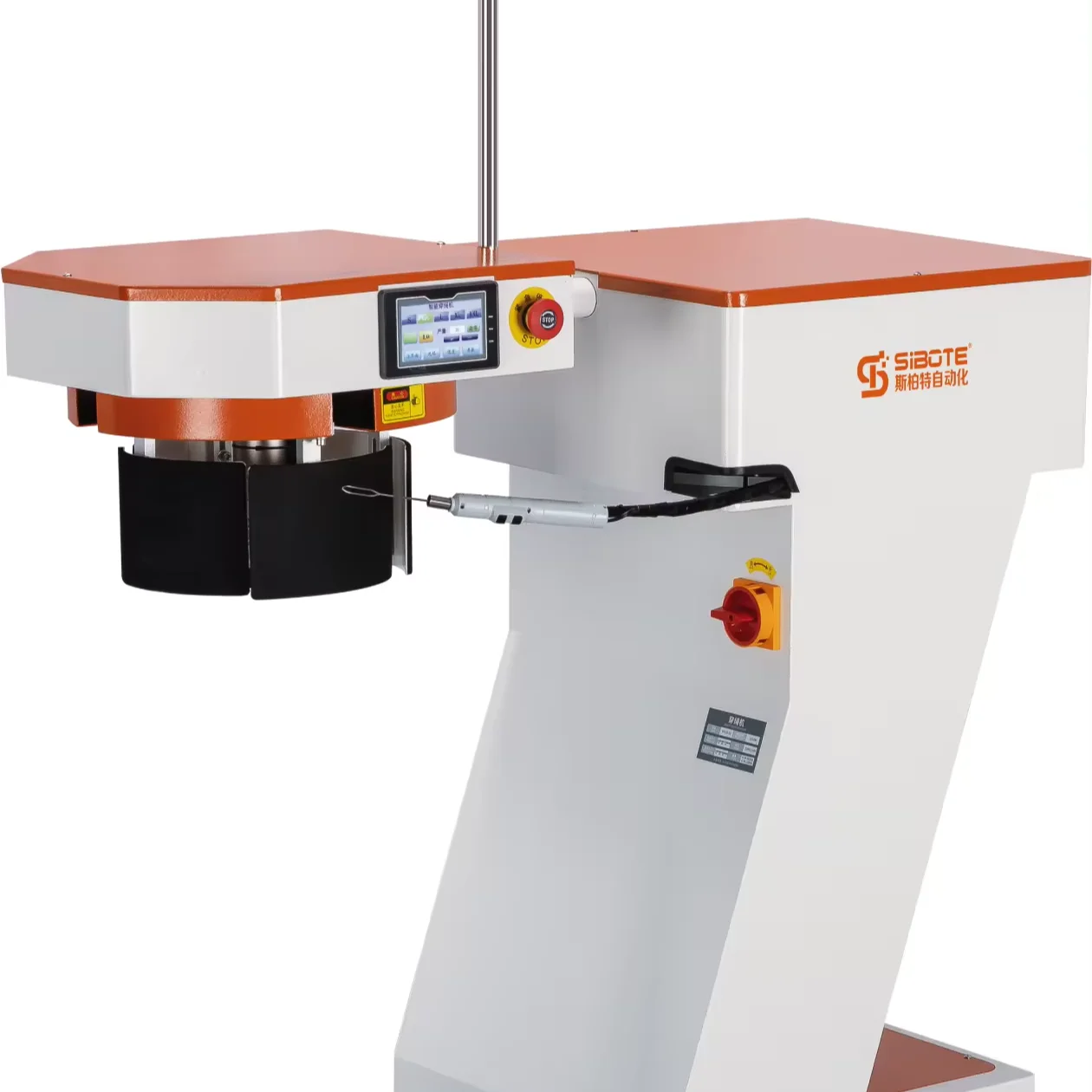 Sibote T-360 double servo handheld button factory direct commercial Industrial intelligent rope threading machine