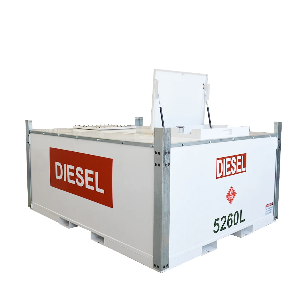 1000L 250 gal 500 gallon fuel tank diesel self bunded portable gasoline tank sale for PNG