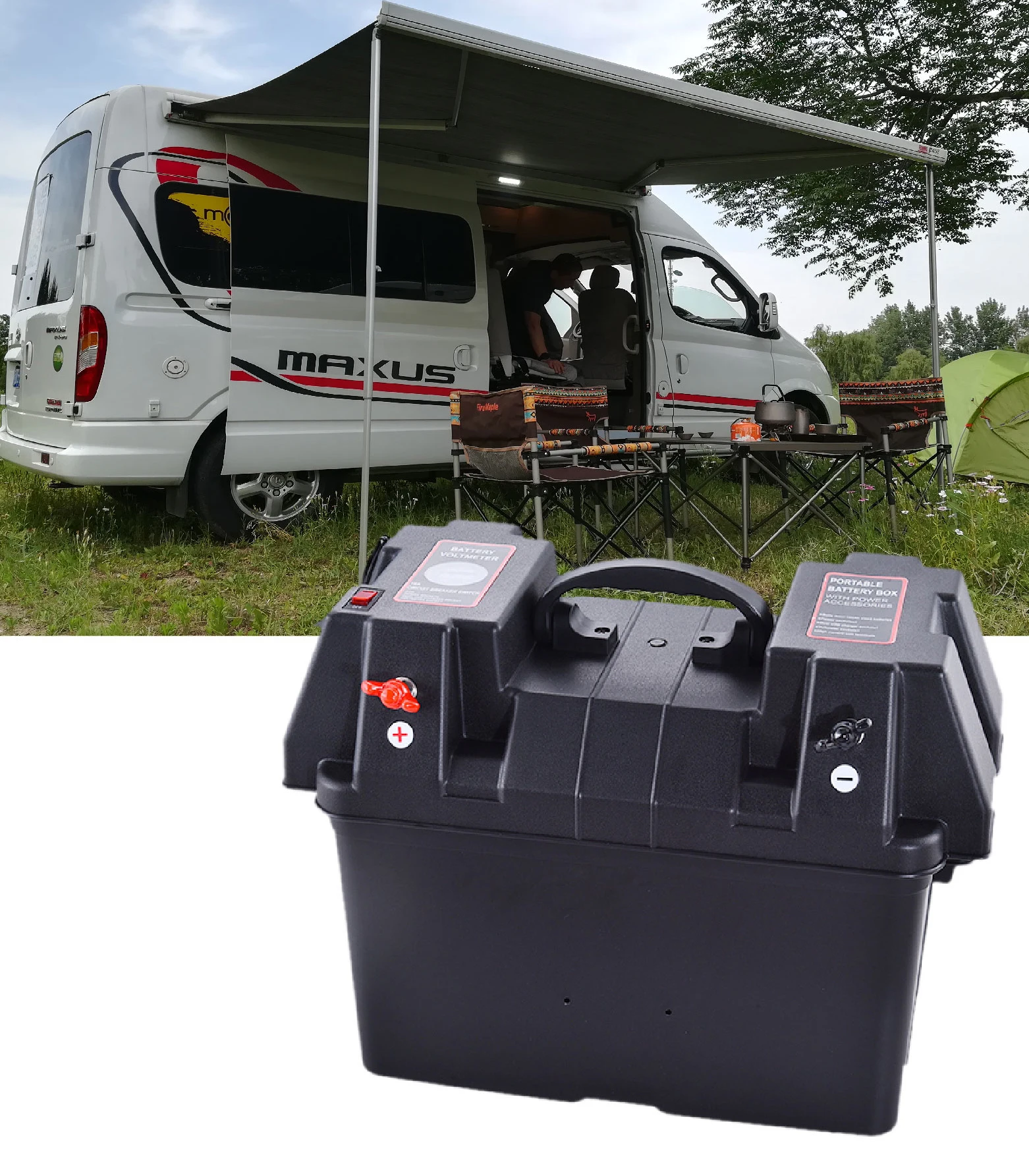 Supplier Manufacturer Customized Portable Lithium Battery with Power Output Box 12V 100AH 1200W