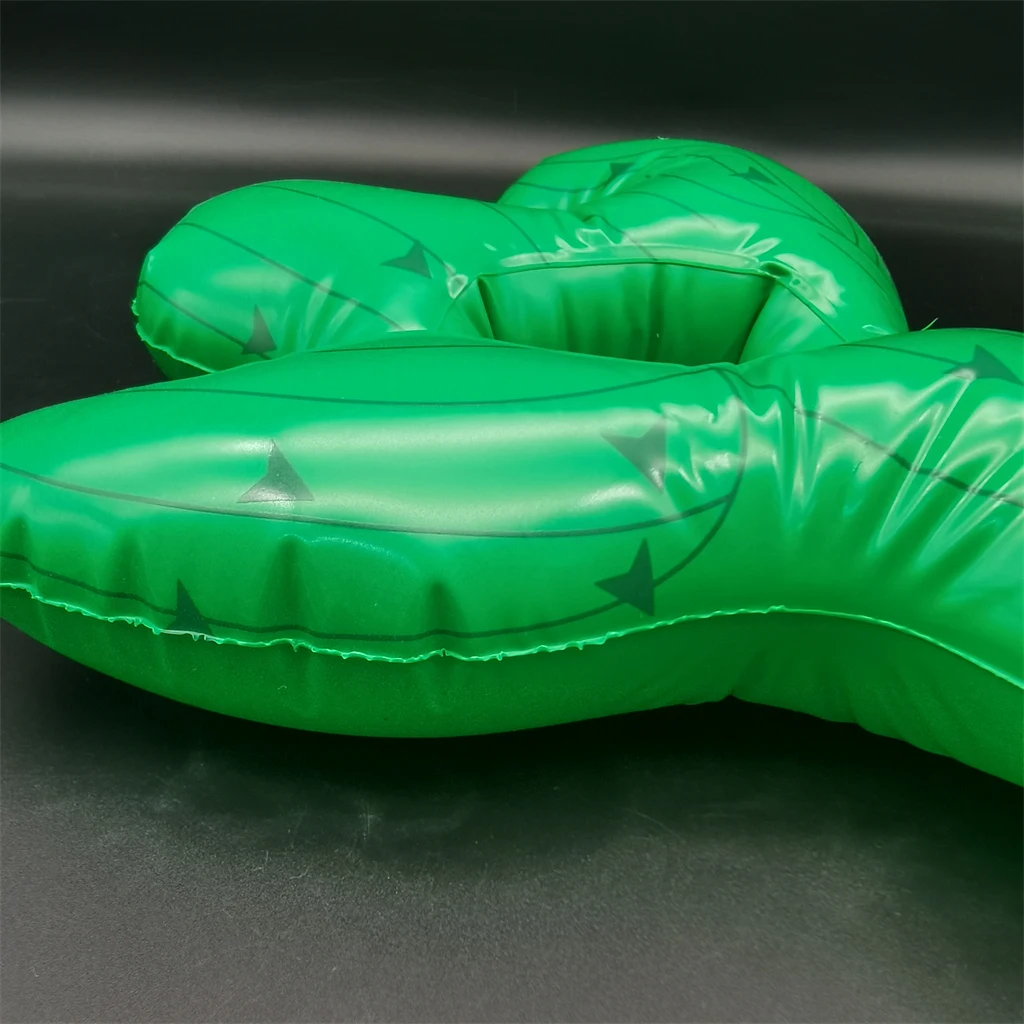 Wholesale cheap custom summer party bucket PVC floating cactus cup drink wine bottle holder inflatable swimming pool toys