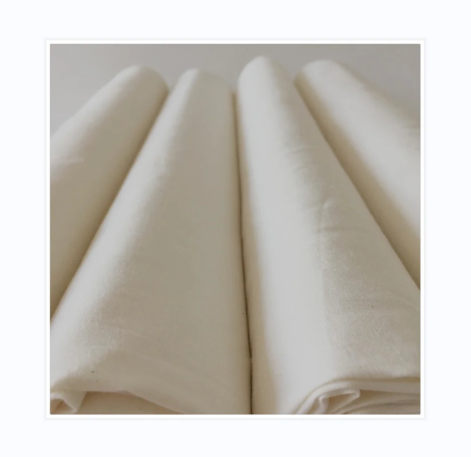 Необработанная белая ткань greige хлопчатобумажная серая ткань Органический хлопок муслин серый рынок ткани для мира