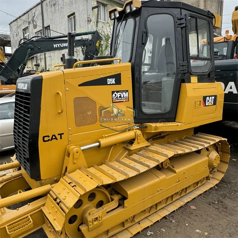 Гусеничный бульдозер Caterpillar D5K б/у гусеница тяжелая техника малое рабочее время для продажи