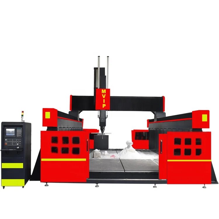 5-Axis Processing of Wood, non-Ferrous Metals, Composite Materials 3D Mold 4 Axis CNC Machine