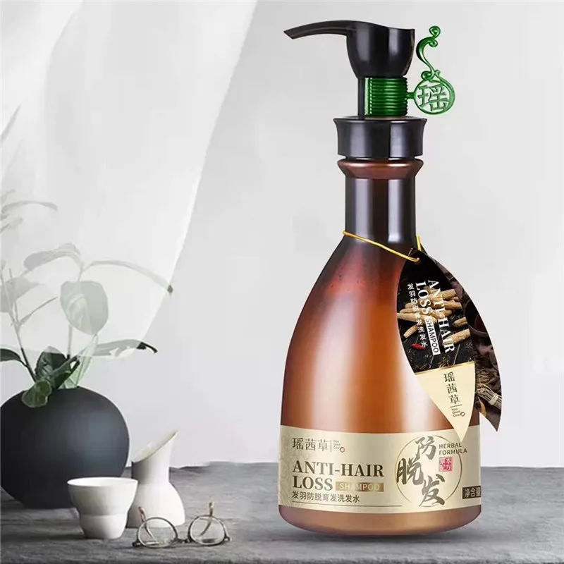 Luxurious high quality anti-dandruff oil control anti hair loss natural herbal shampoo