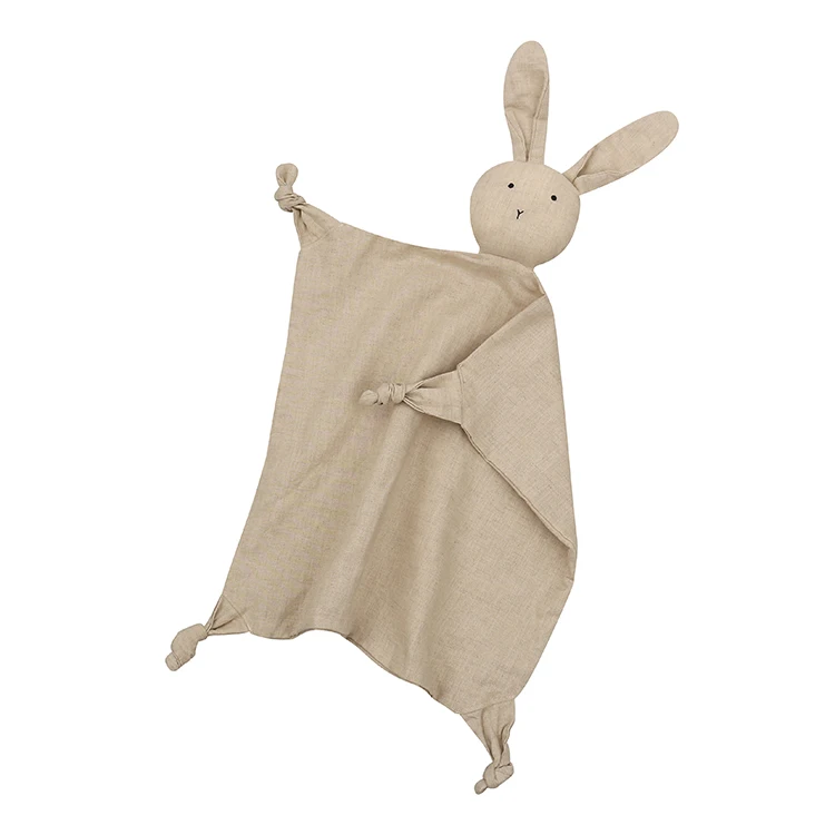 Muslin Towel Security Blankets Toy for Kids Shower Blanket Stuffed Bunny Soothing Baby Animal Hot Sell 100% Cotton Pattern 50pcs