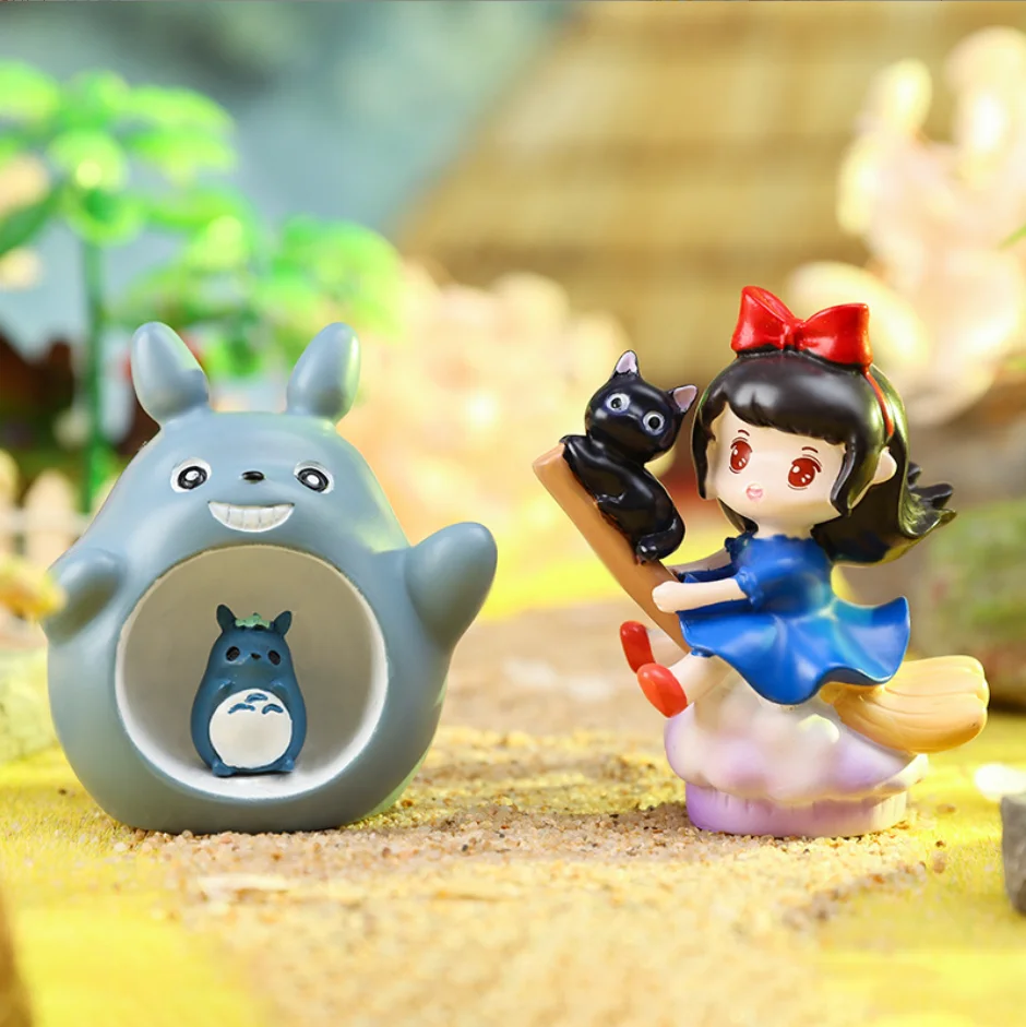 Custom Shop Mall Outdoor Home Decoration Life Size Japanese Cartoon Anime Totoro Statue Resin Fiberglass Sculpture for Sale