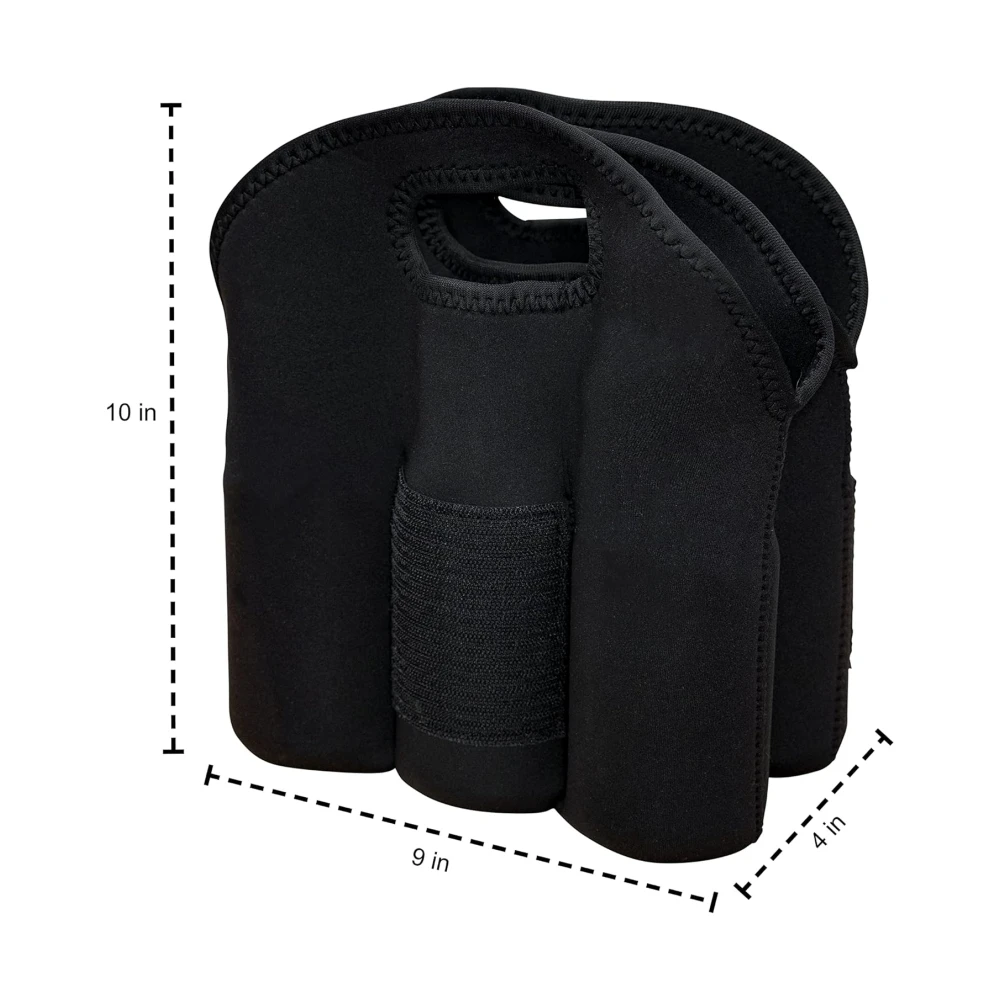 Neoprene 6 Pack Beer Bottle Carrier Drinks Can Bottle Carrier Beverage Cans Cooler Bag Holder