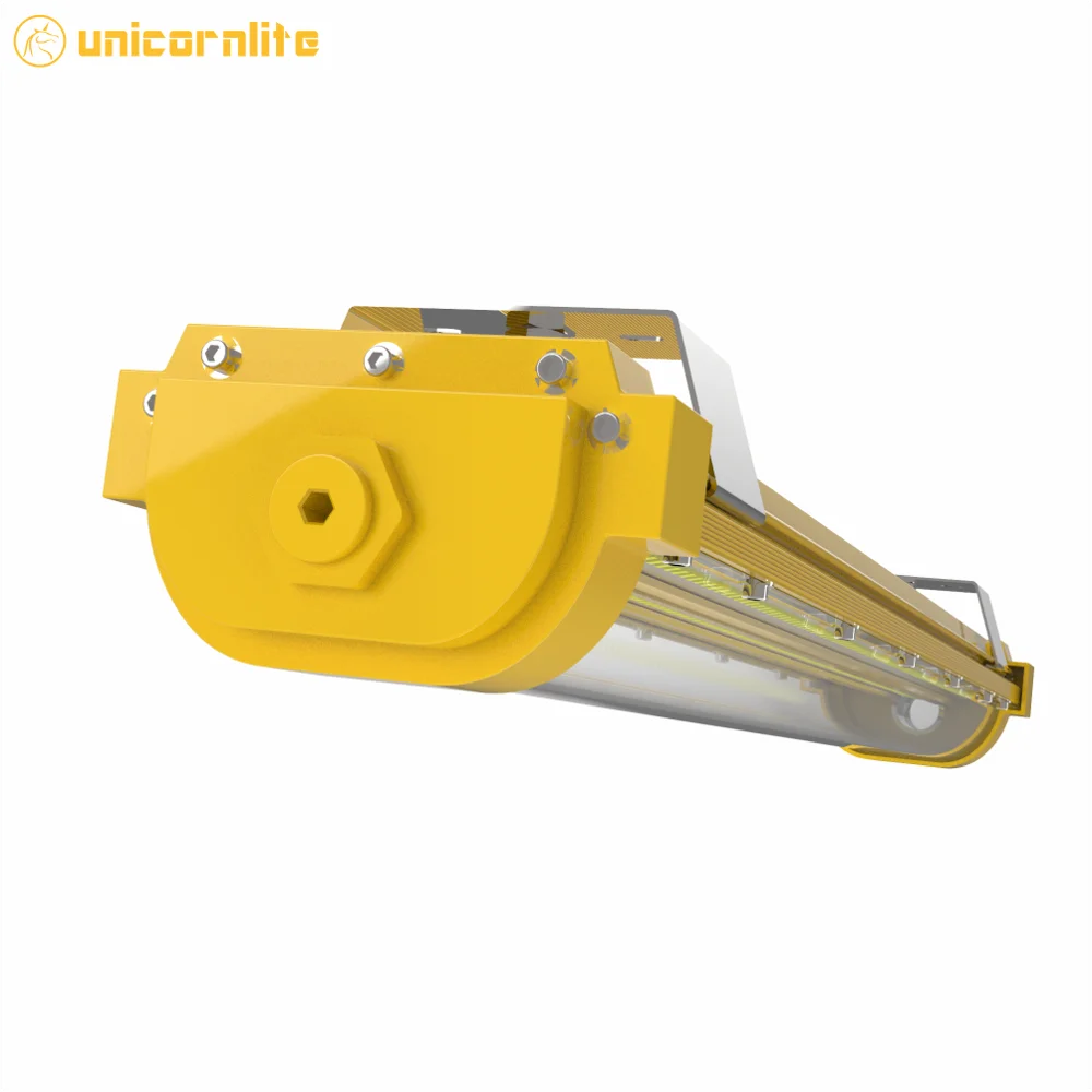ATEX tri proof led lights Chemical Industrial Lighting led anti explosion linear light for gas environment
