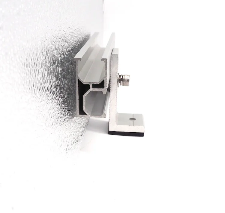 Оптовая цена Солнечный Монтажный кронштейн L-ножка солнечная система мигающий с солнечной L-ножкой