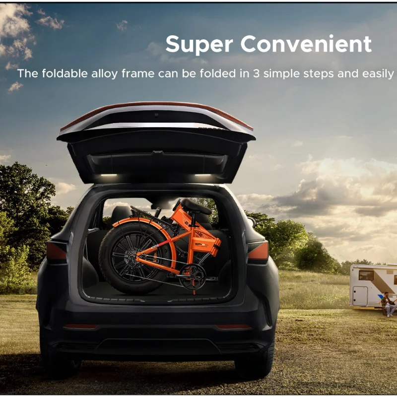 Engwe 750W 48V Fat Tire Folding 13Ah Electric Bi Ep-2Pro 13Ah Battery Upgrade Folding Electric Bicycle electric bikes