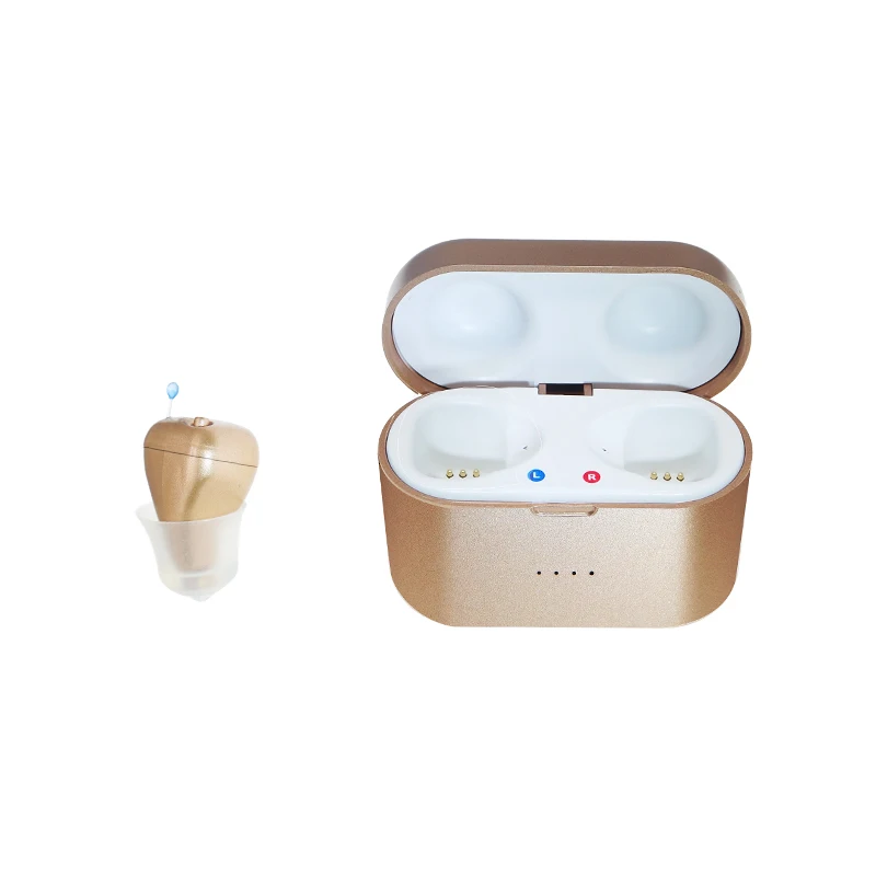 SR81 Ear Hearing Aid for Deaf  Magnetic Charging ITC 8 Channel Sound Amplifier Cheap Price Professinal Medical Ear Device