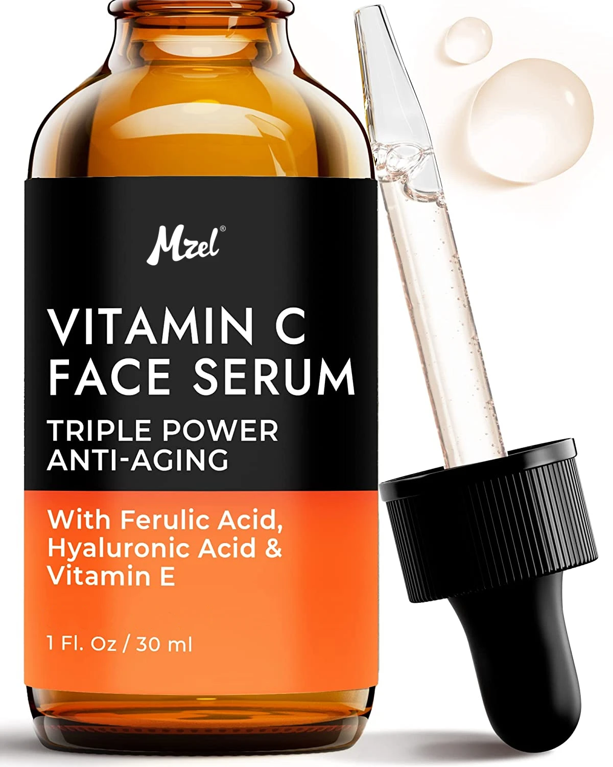 Vitamin C Serum for Face with Hyaluronic Acid, Vitamin E & Ferulic Acid for Women & Men Skin Brightening