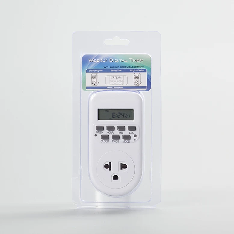 Hot Sell 220V Indoor Digital Wall Switch Timer for 7 Days