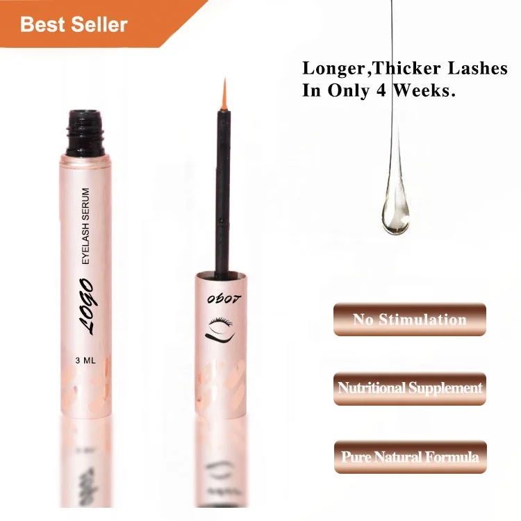 Сыворотка для бровей и ресниц Biotin Vegan 100% натуральный органический усилитель OEM Сыворотка для роста ресниц частная этикетка