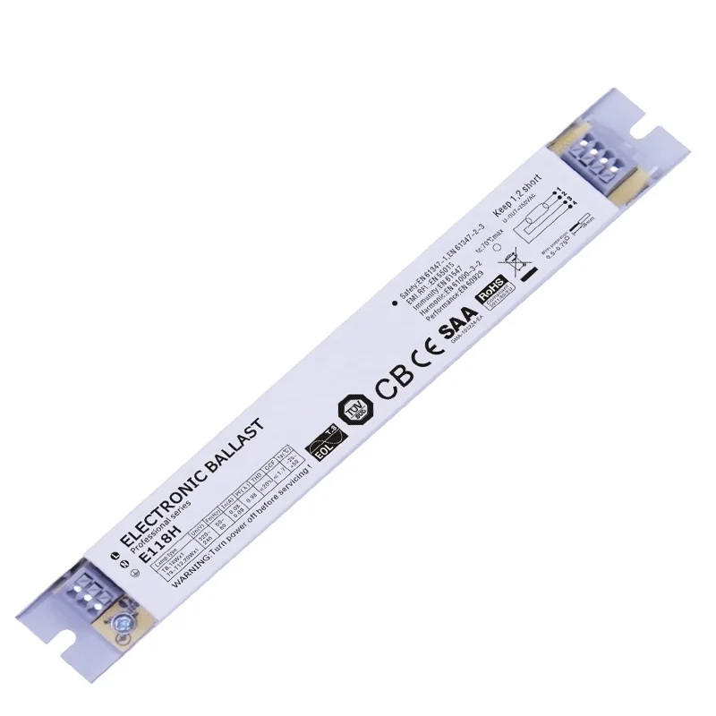 T5 2X58W 2x54w  dimmable electronic ballast for  Fluorescent Lamp power factor 0.98pf EMC protection high quality