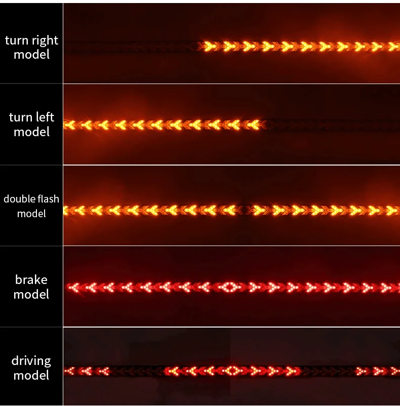 Лидер продаж Желтая + красная Тормозная Светодиодная лампа для грузовика