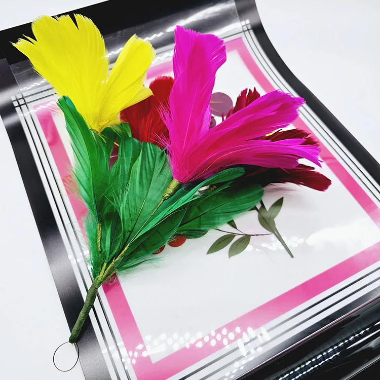 Amazing Picture Appearing Flower Illusion Gimmick Magic Flower jump Out From Picture Trick Prop Toy For Adult