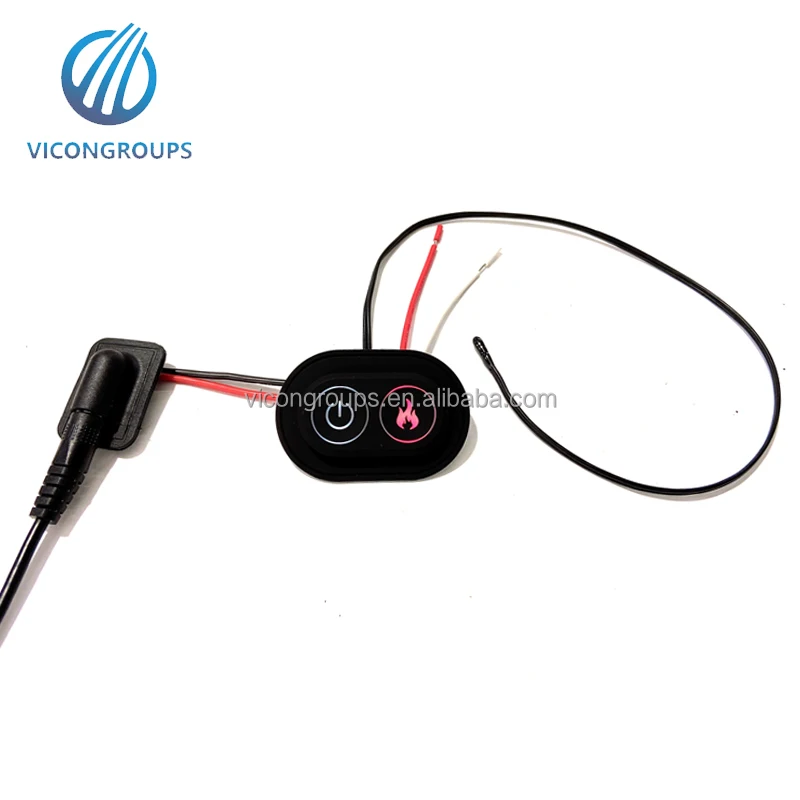 OEM custom 5v, 7.4v, 12v, 24v silicone push button switch 3 level illuminated silicone button