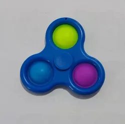 SCIONE 2in1 Pop Fidget Spinner  Fidget Toys Flying Spinners Stress Relief Reducer Fidget Pack Colorful for Kids Adults