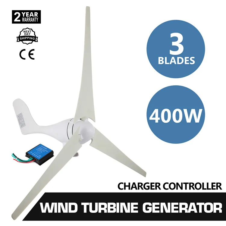  Бесшумная ветряная турбина 400 Вт мельница генератор на продажу ветрогенератор generador de energ eolienne