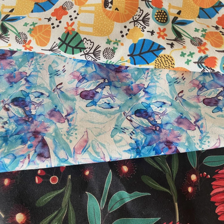 free samples customized low moq digital printing printed cotton canvas