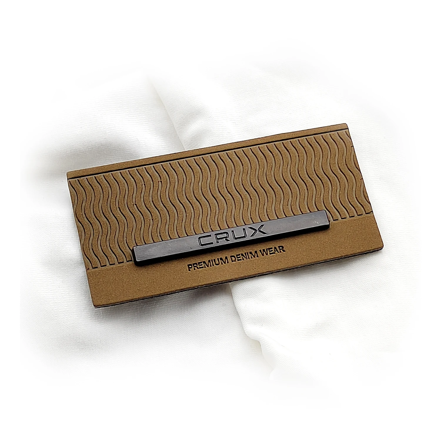 Custom Logo Design Embossed Iron On Blank Hot Stamping Heat Press Hat Jeans Cap Bag Leather Patch