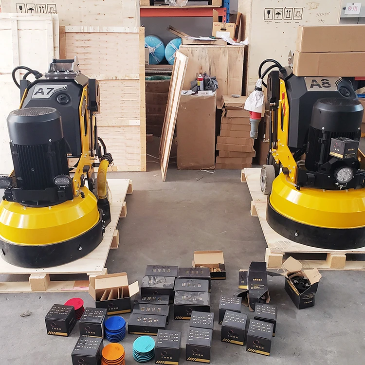 JS A8 3 головки 30 дюймов бетонная шлифовальная машина пол мраморный терраццо полировщик