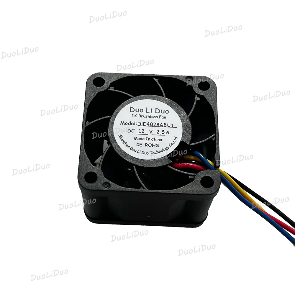 Sanyo 9HVA0412P3J001 DC Fan 40x40x28mm High Speed 38000RPM High Velocity 12v Cooling Fan