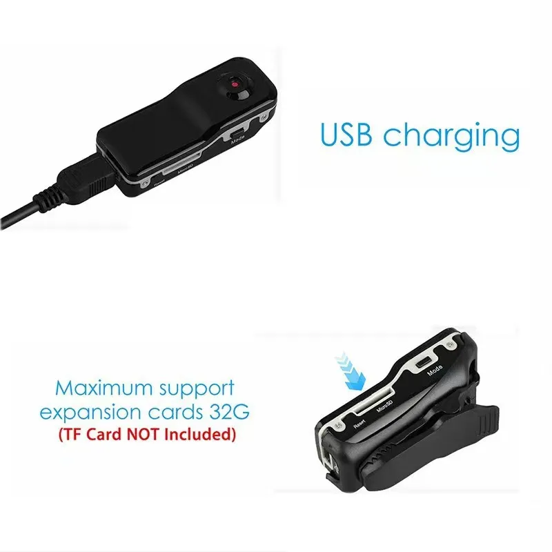 Hot sale MD80 Mini Camera DV Record Camera Support 8G TF Card 720*480 Lasting Recording camcorders