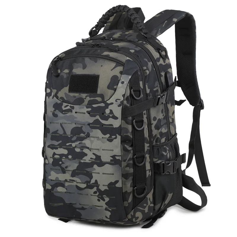 New trendy factory wholesale outdoor tactical backpack mountaineering durable camouflage backpack bag for boy