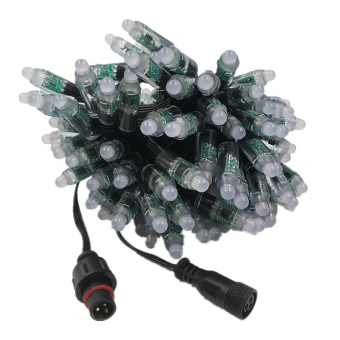  Полноцветный светодиодный модуль RGB 5 В/12 В световой 12 мм WS2811 IC пикселей цифровое адресное программирование rgb светодиодная Пиксельная