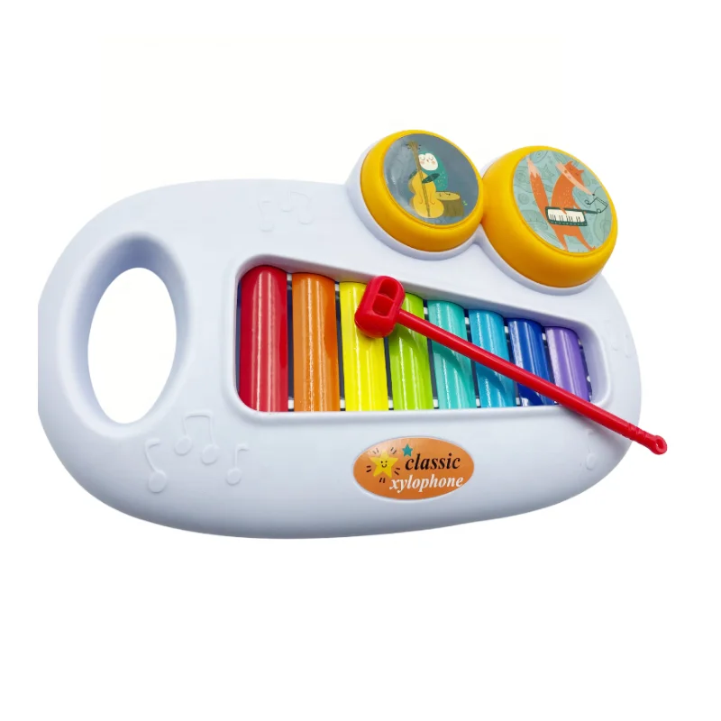 Toddler Musical Instruments Toy Kids Early Educational Musical drum Toys keyboard  Plastic piano xylophone gift for baby